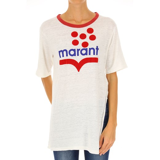 Isabel Marant Koszulka dla Kobiet, Biały kremowy, Lniany, 2019, 38 40 42 Isabel Marant  38 RAFFAELLO NETWORK
