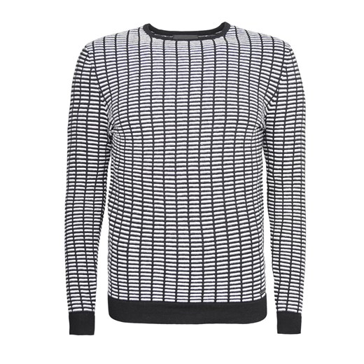 Sweter damski granatowy Marciano Guess z okrągłym dekoltem casual 