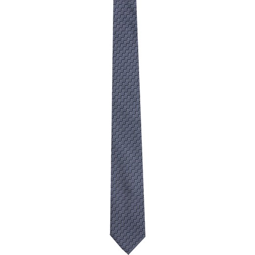 Krawat niebieski Recman w abstrakcyjnym wzorze 