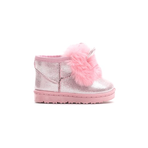Buty zimowe dziecięce Multu ze skóry ekologicznej śniegowce bez zapięcia 
