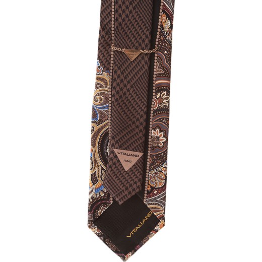 Pancaldi krawat w abstrakcyjnym wzorze 