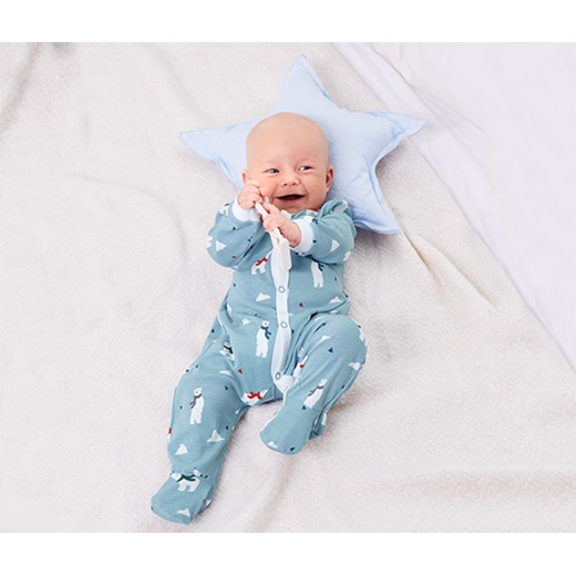 Odzież dla niemowląt niebieska Tchibo chłopięca 