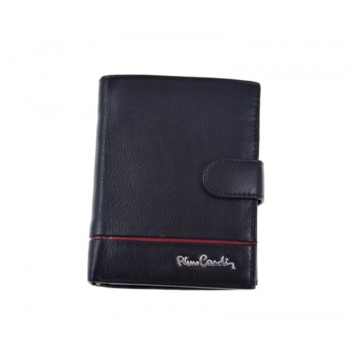 Bezpieczny portfel męski Pierre Cardin RFID SECURE zapinany duży pionowy
