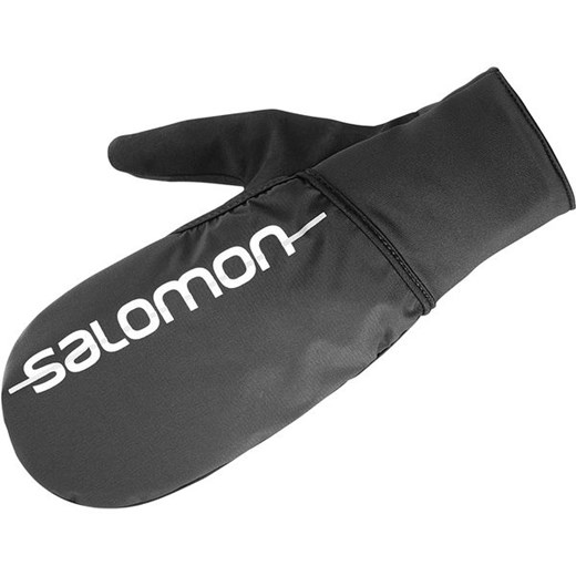 Rękawiczki Salomon z napisem czarne casual 