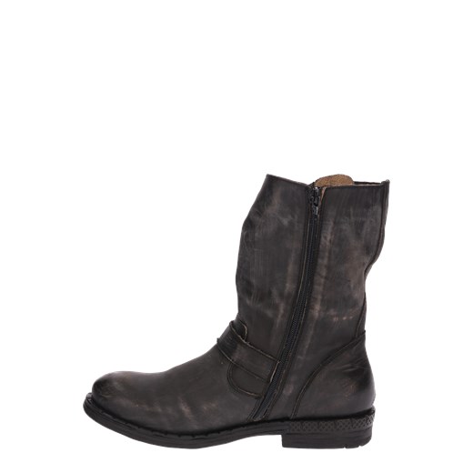 Replay buty zimowe męskie na zamek skórzane w stylu militarnym jesienne 