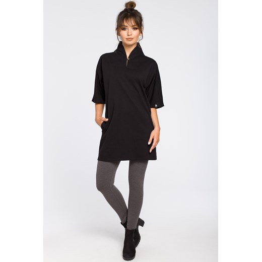 Nowoczesna tunika kimono - czarna