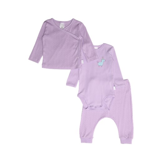 Odzież dla niemowląt Schiesser fioletowa dziewczęca bawełniana 