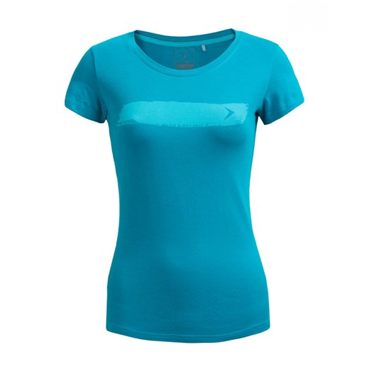 Bluzka sportowa Outhorn z aplikacjami  niebieska na fitness 