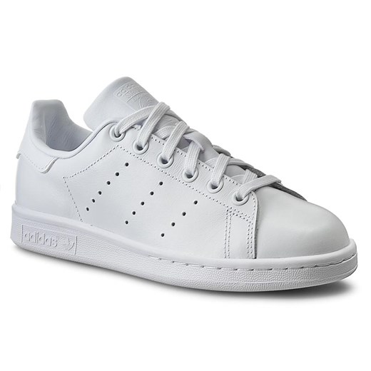 Buty sportowe męskie Adidas białe sznurowane skórzane 