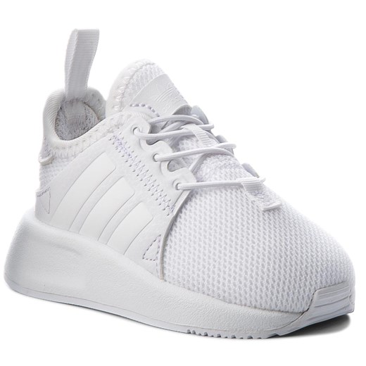 Buciki niemowlęce Adidas bez wzorów białe