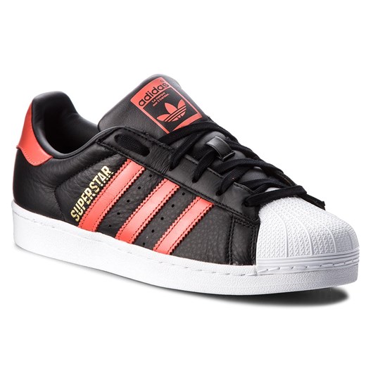 Trampki męskie Adidas superstar czarne sportowe wiązane 