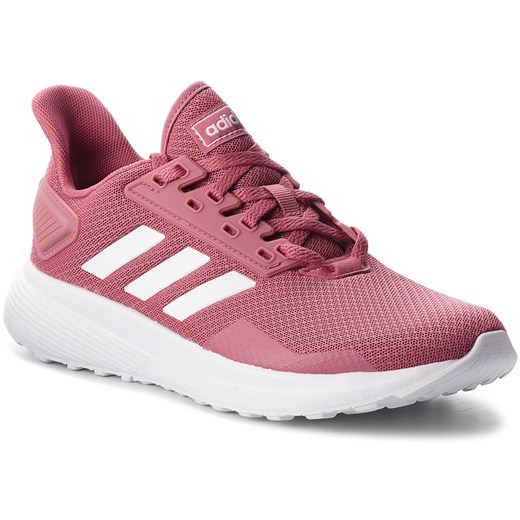 Buty sportowe damskie różowe Adidas bez wzorów 