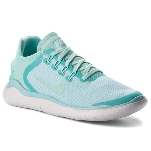 Buty sportowe damskie Nike free run na płaskiej podeszwie wiązane