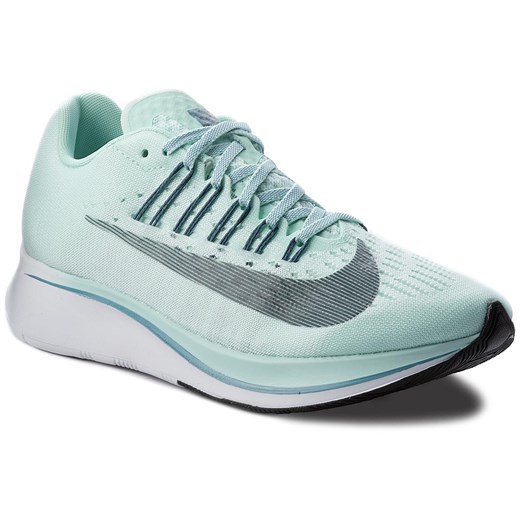 Buty sportowe damskie Nike zoom sznurowane gładkie z tworzywa sztucznego płaskie 