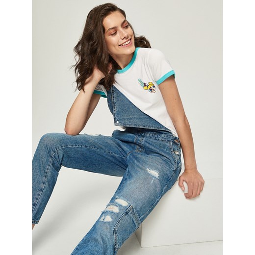 Sinsay - T-shirt Atomówki - Biały