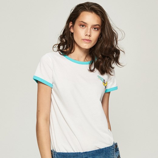 Sinsay - T-shirt Atomówki - Biały