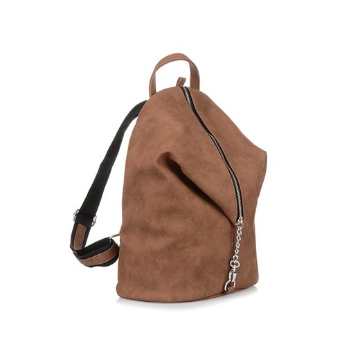 SZARY DUŻY A4 DAMSKI PLECAK WOREK POLSKA PRODUKCJA CHIARA J96 J96sz-zamsz Chiara   krateczka_com_pl