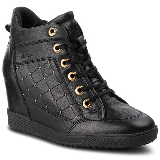 Sneakersy GEOX - D Carum C D84ASC 08554 C9999 Black  Geox 41 eobuwie.pl