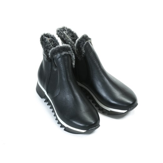 botki - skóra naturalna - model 485 - kolor czarny Zapato  38 zapato.com.pl