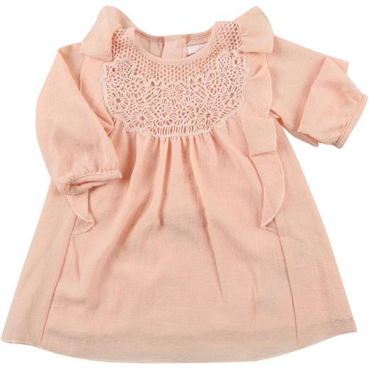 Odzież dla niemowląt różowa Chloé z elastanu 