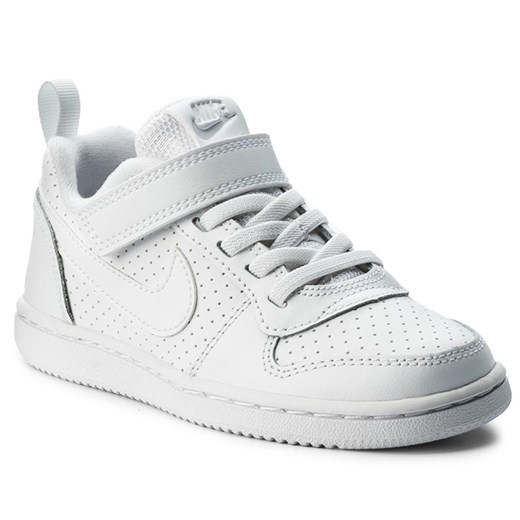 Buty sportowe dziecięce Nike na rzepy białe 