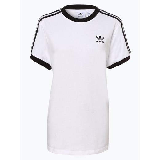 Bluzka sportowa Adidas Originals z napisem biała 