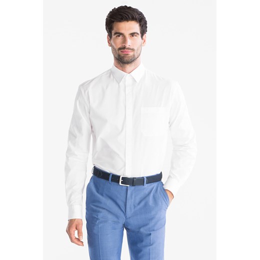 C&A Koszula biznesowa Comfort Fit, Biały, Rozmiar: M