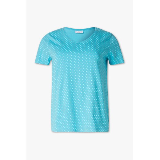 C&A T-shirt – biobawełna – w kropki, Biały, Rozmiar: 52/54