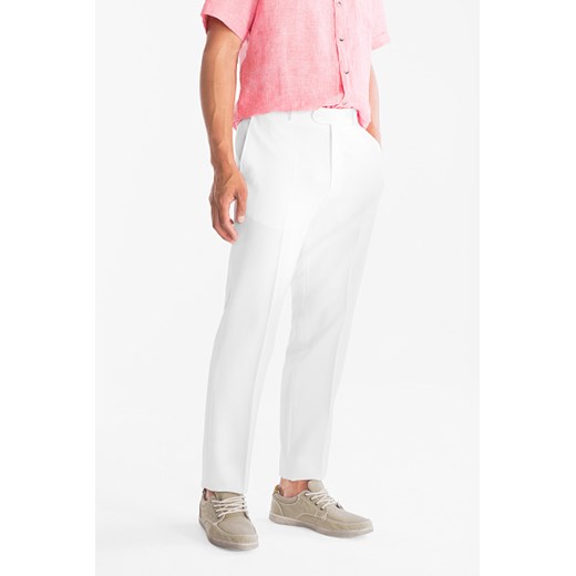 C&A Spodnie biznesowe-Regular Fit, Biały, Rozmiar: 25