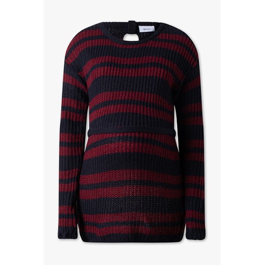 C&A Sweter – w paski, Czerwony, Rozmiar: M