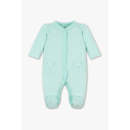 C&A Piżama niemowlęca – bawełna bio, Zielony, Rozmiar: 62