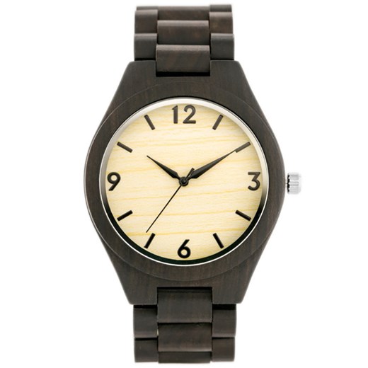 Drewniany zegarek (zx054a) - Brązowy