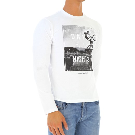 T-shirt męski Emporio Armani z długimi rękawami 