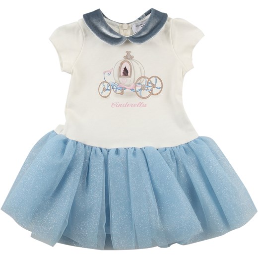 Odzież dla niemowląt niebieska Monnalisa z wiskozy 