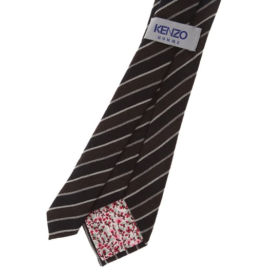 Czarny krawat Kenzo 
