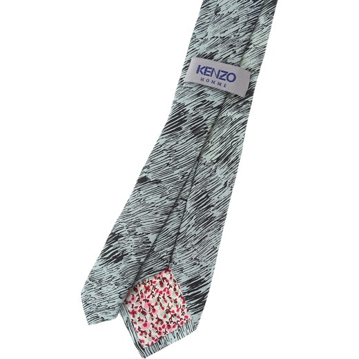 Krawat Kenzo w abstrakcyjne wzory 