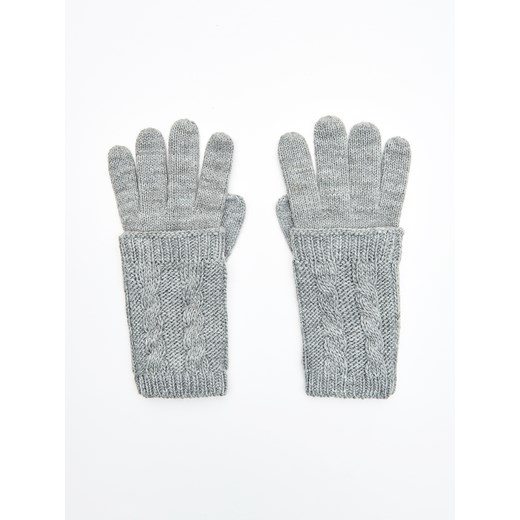 Cropp - Ladies` gloves - Jasny szary  Cropp One Size 