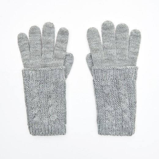 Cropp - Ladies` gloves - Jasny szary Cropp  One Size 