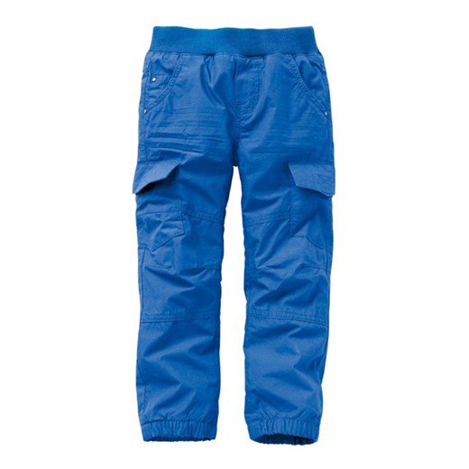 Niemowlęce/dziecięce spodnie bojówki dla chłopców la-redoute-pl niebieski bawełniane