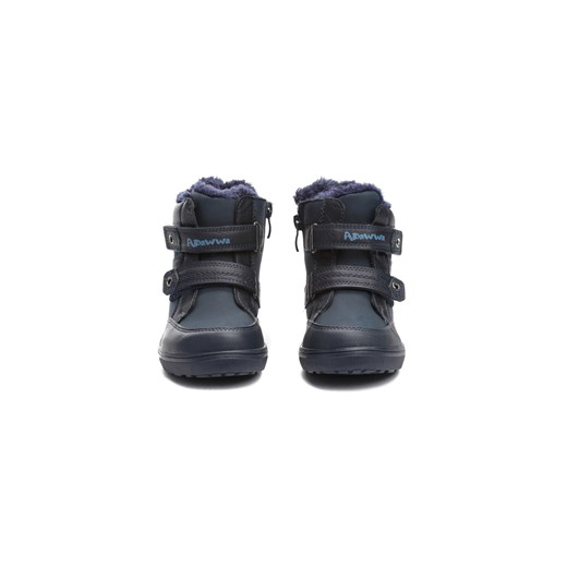 Buty zimowe dziecięce Born2be na rzepy gładkie ze skóry ekologicznej 