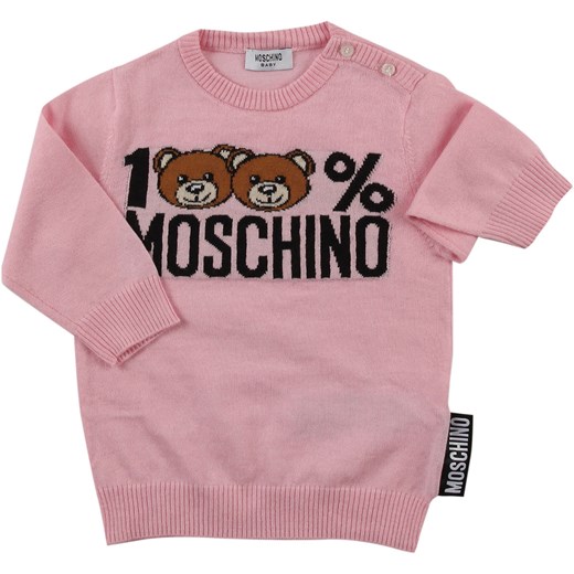 Odzież dla niemowląt Moschino dla dziewczynki w nadruki 