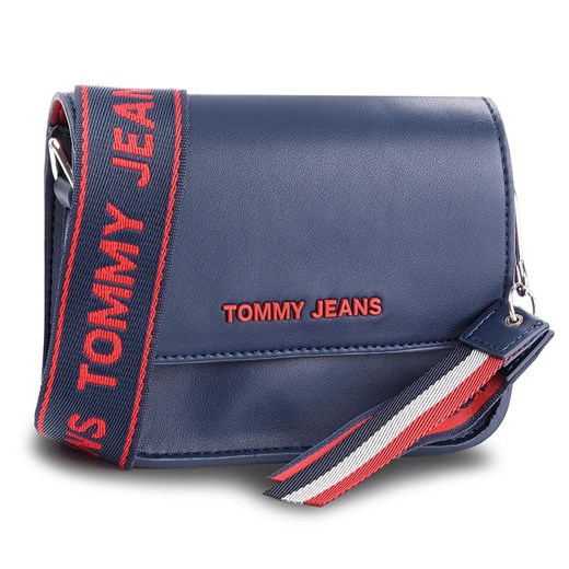 Listonoszka Tommy Jeans niebieska młodzieżowa 