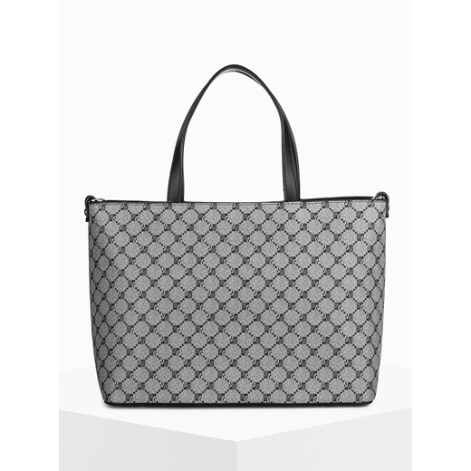 Shopper bag Larica szara duża glamour 