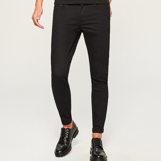 Reserved - Spodnie jeansowe slim fit - Czarny