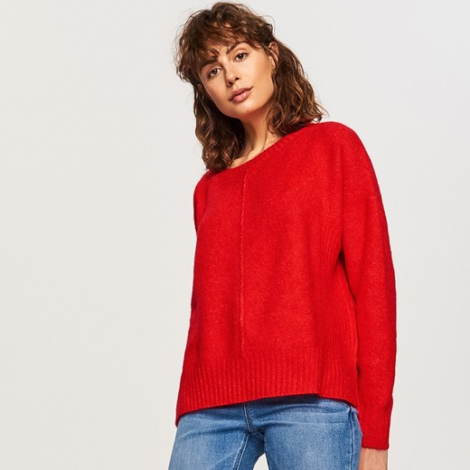 Reserved - Sweter - Czerwony