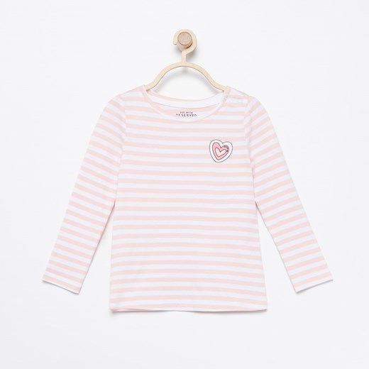 Reserved - Koszulka w paski - Różowy