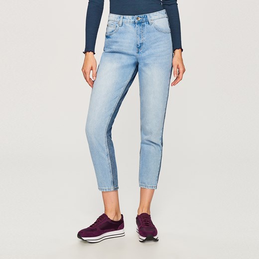 Reserved - Dwukolorowe jeansy - Niebieski