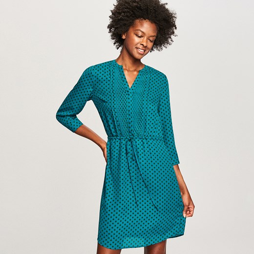 Reserved - Sukienka we wzory - Zielony