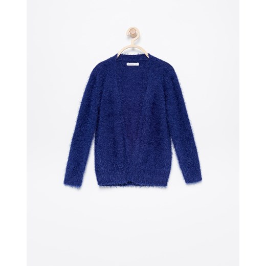 Sweter dziewczęcy Reserved niebieski zimowy 