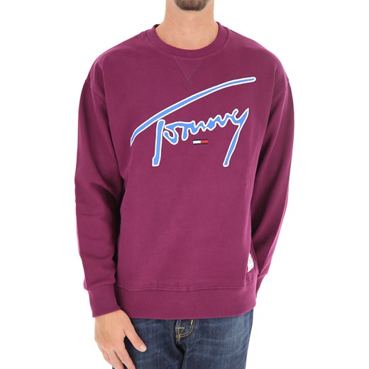 Bluza męska Tommy Hilfiger w stylu młodzieżowym z napisami 